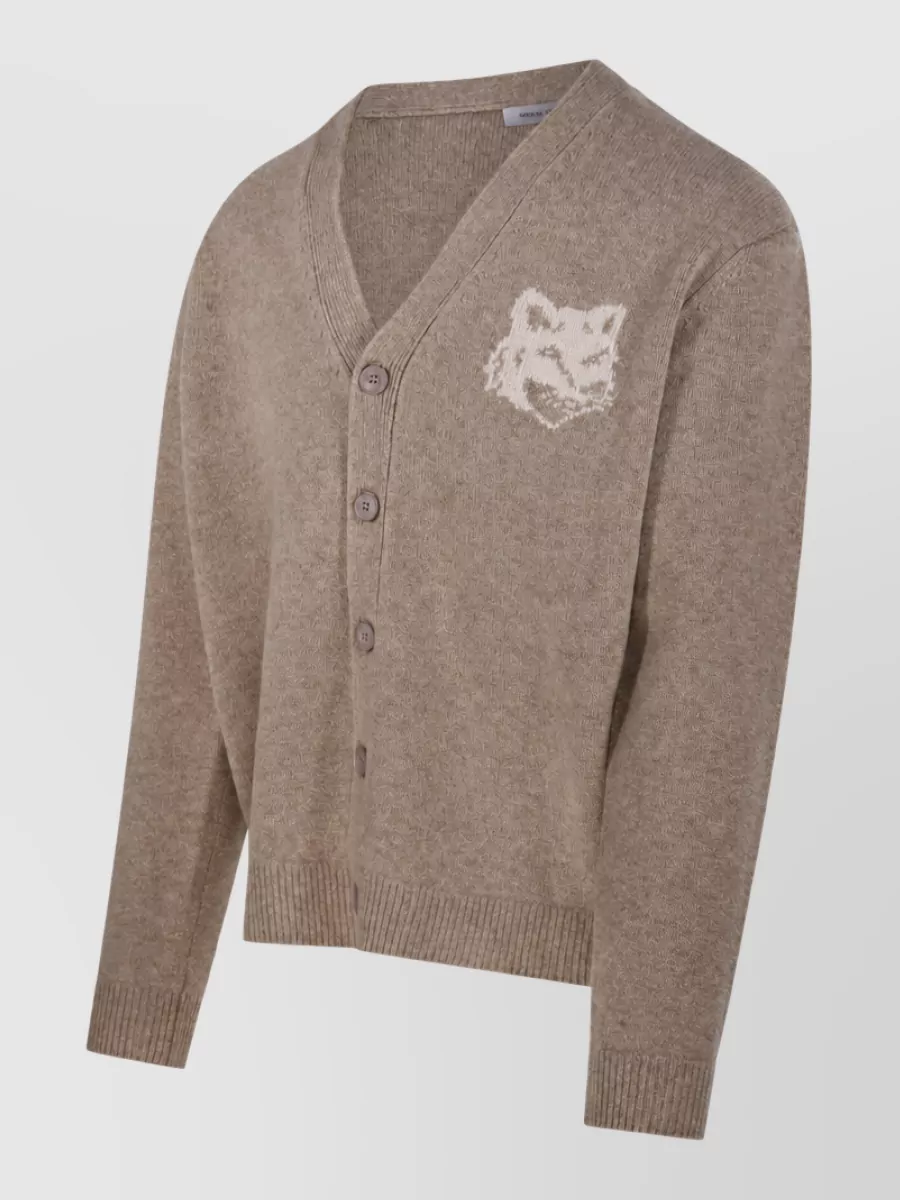 Maison Kitsuné Wool Cardigan