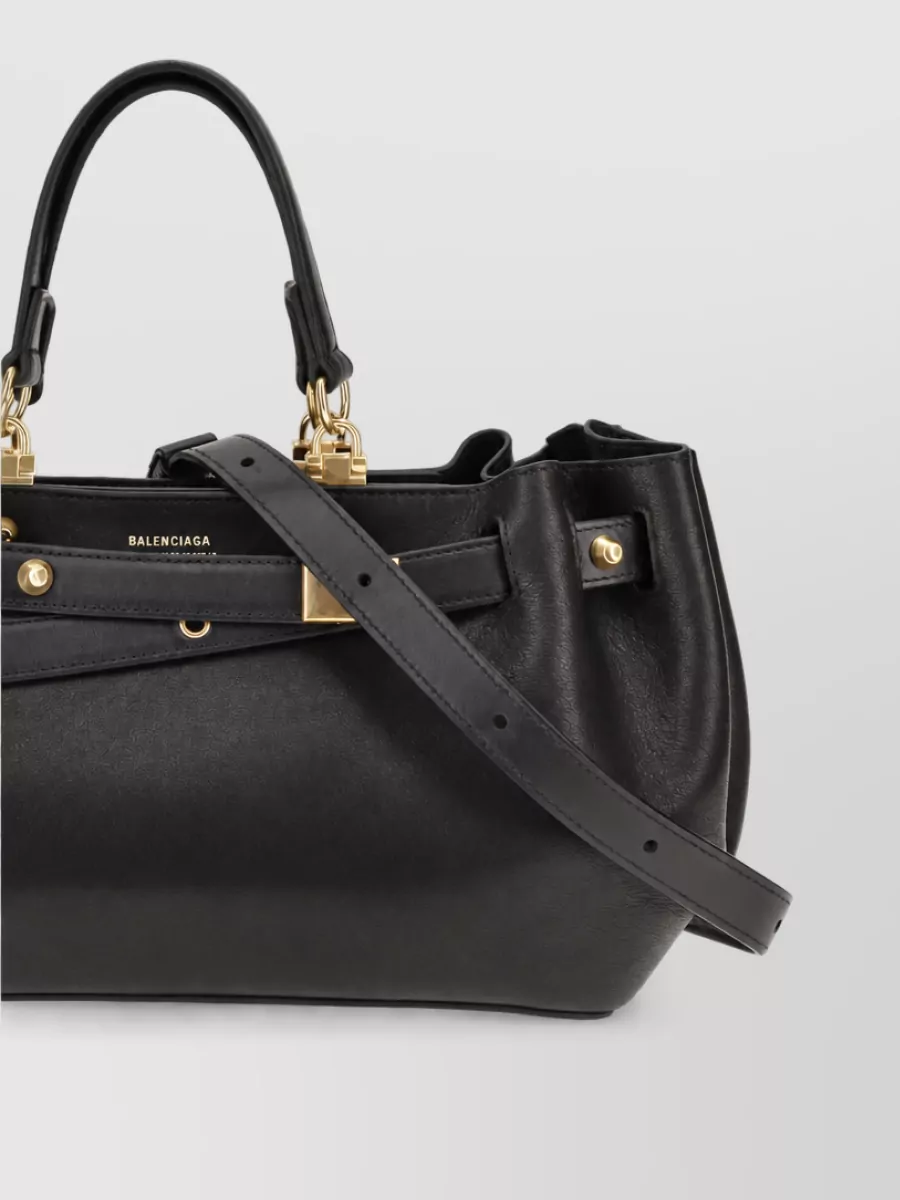 Balenciaga Cabas Leather Shoulder Bag