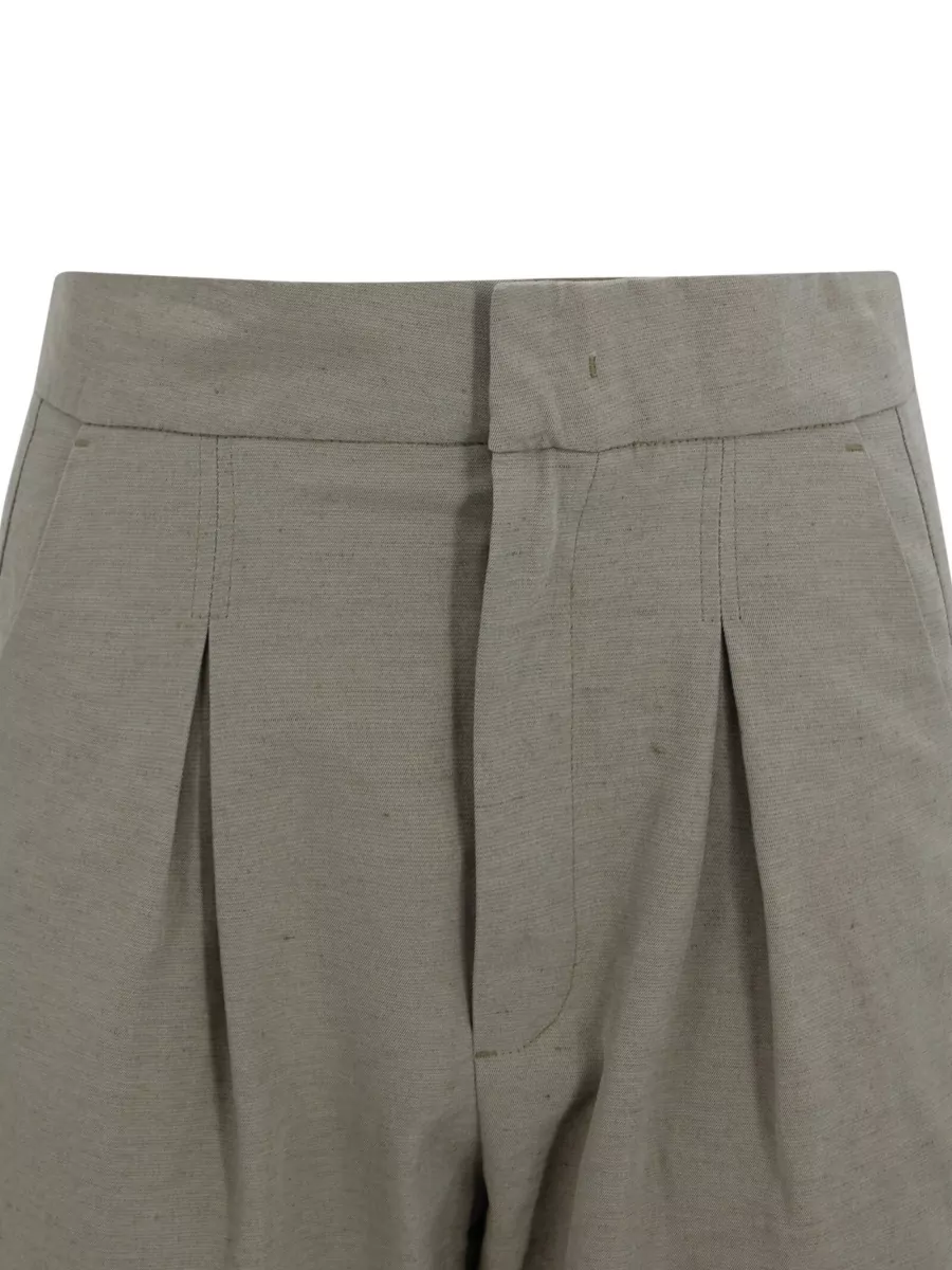 Soeur Cropped Loose-Fit Trousers