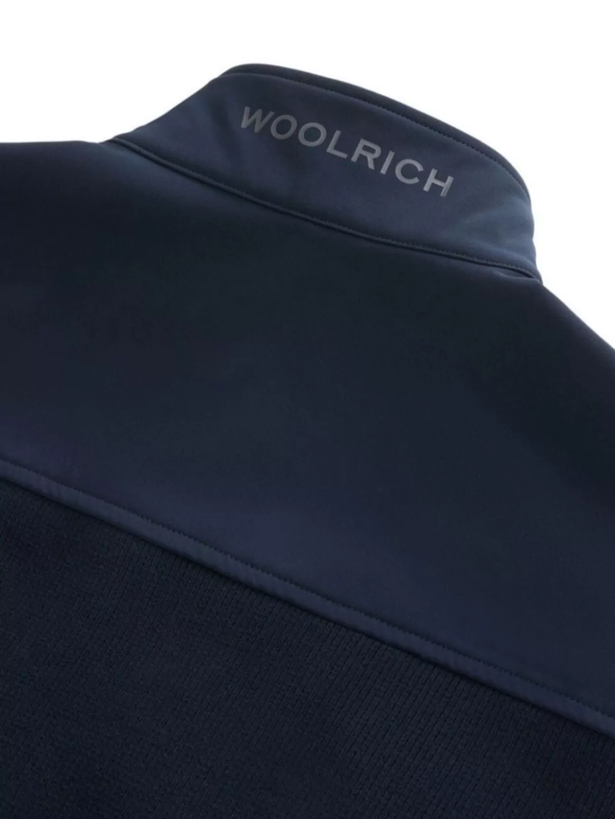 Woolrich High Neck Long Sleeve Panelled Sweatshirt