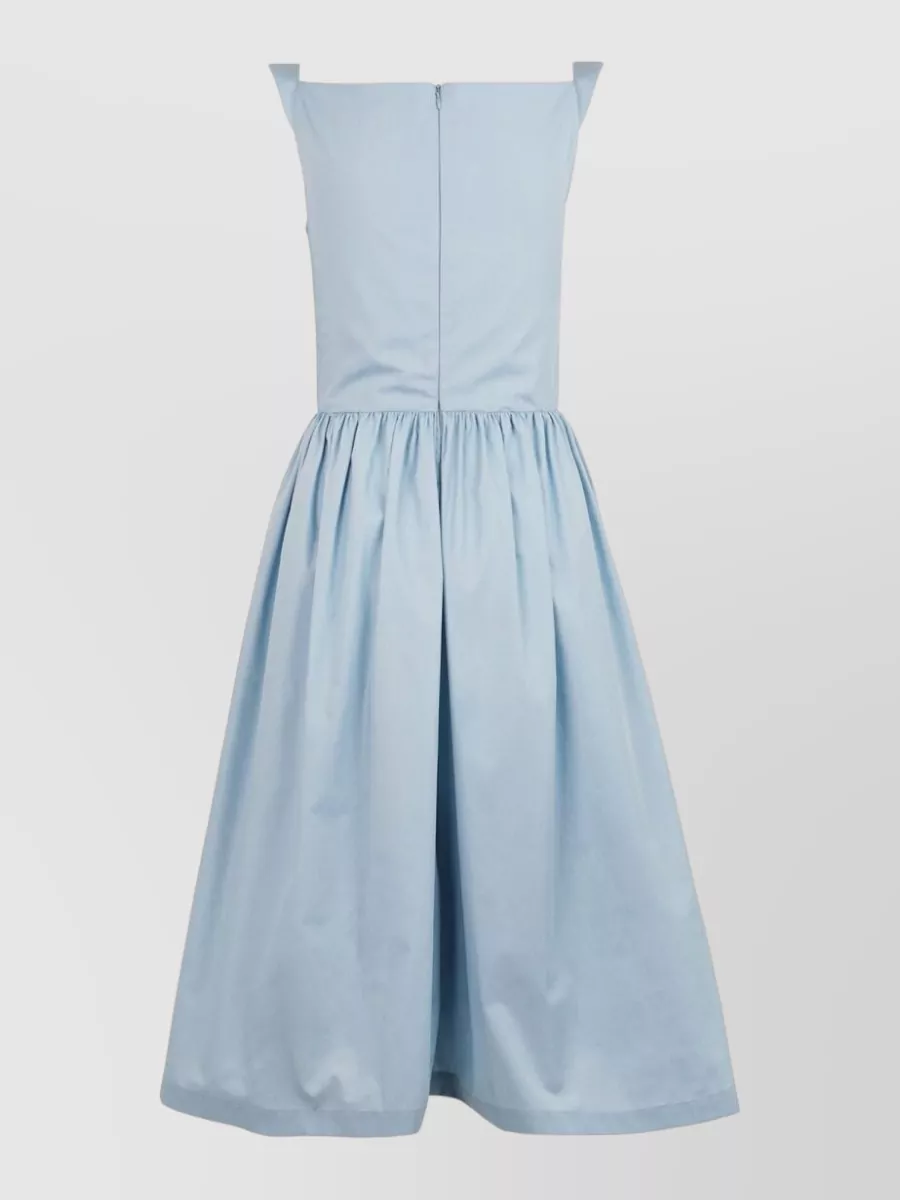 Vivienne Westwood Midi Dress Off Shoulder Pleated Skirt