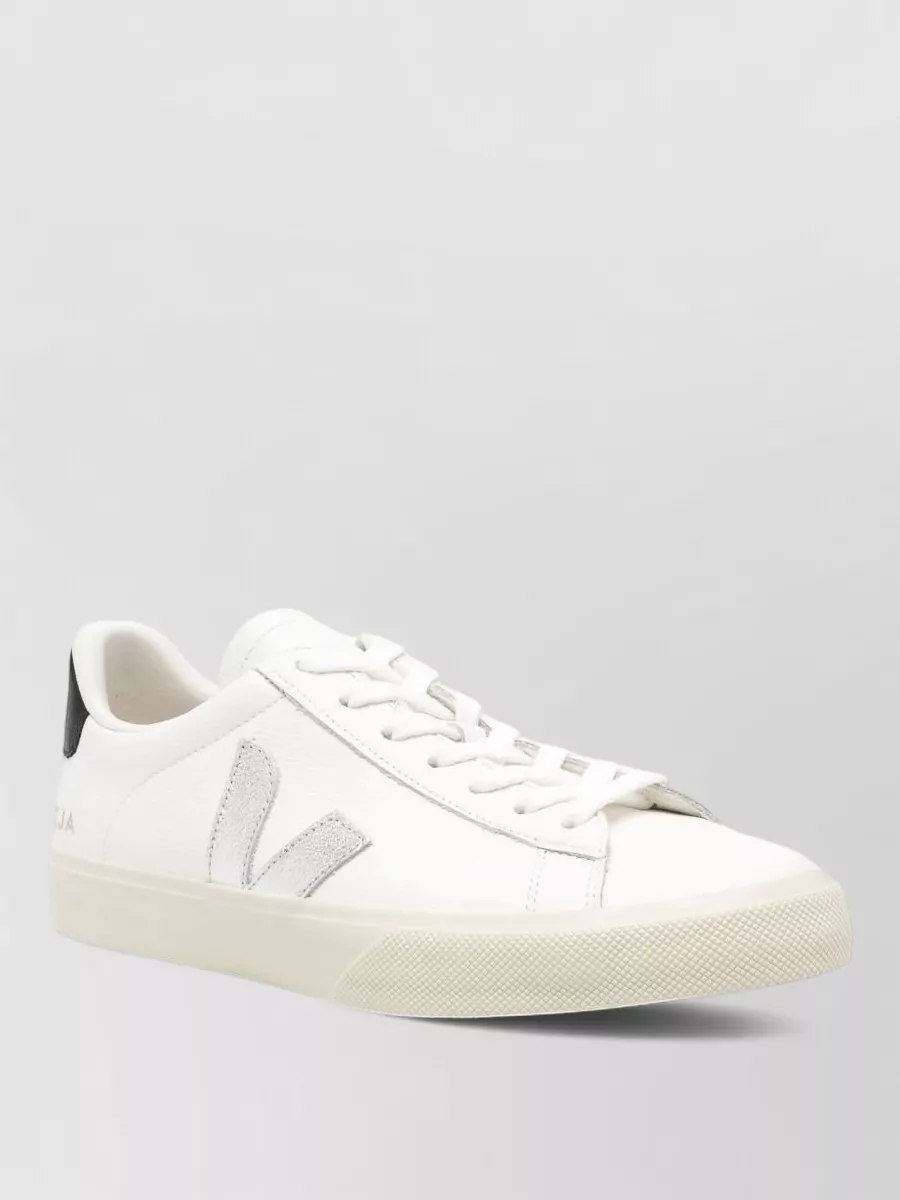Veja Leather low-top lace-up sneakers