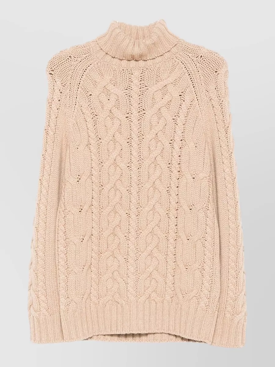 Brunello Cucinelli cable-knit roll-neck cashmere jumper