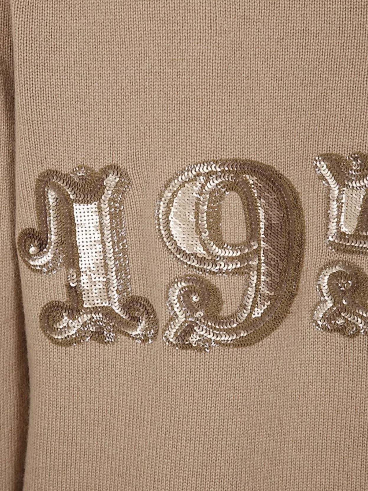 Max Mara Front Pocket Shirt Featuring Sequin Detail In Brown