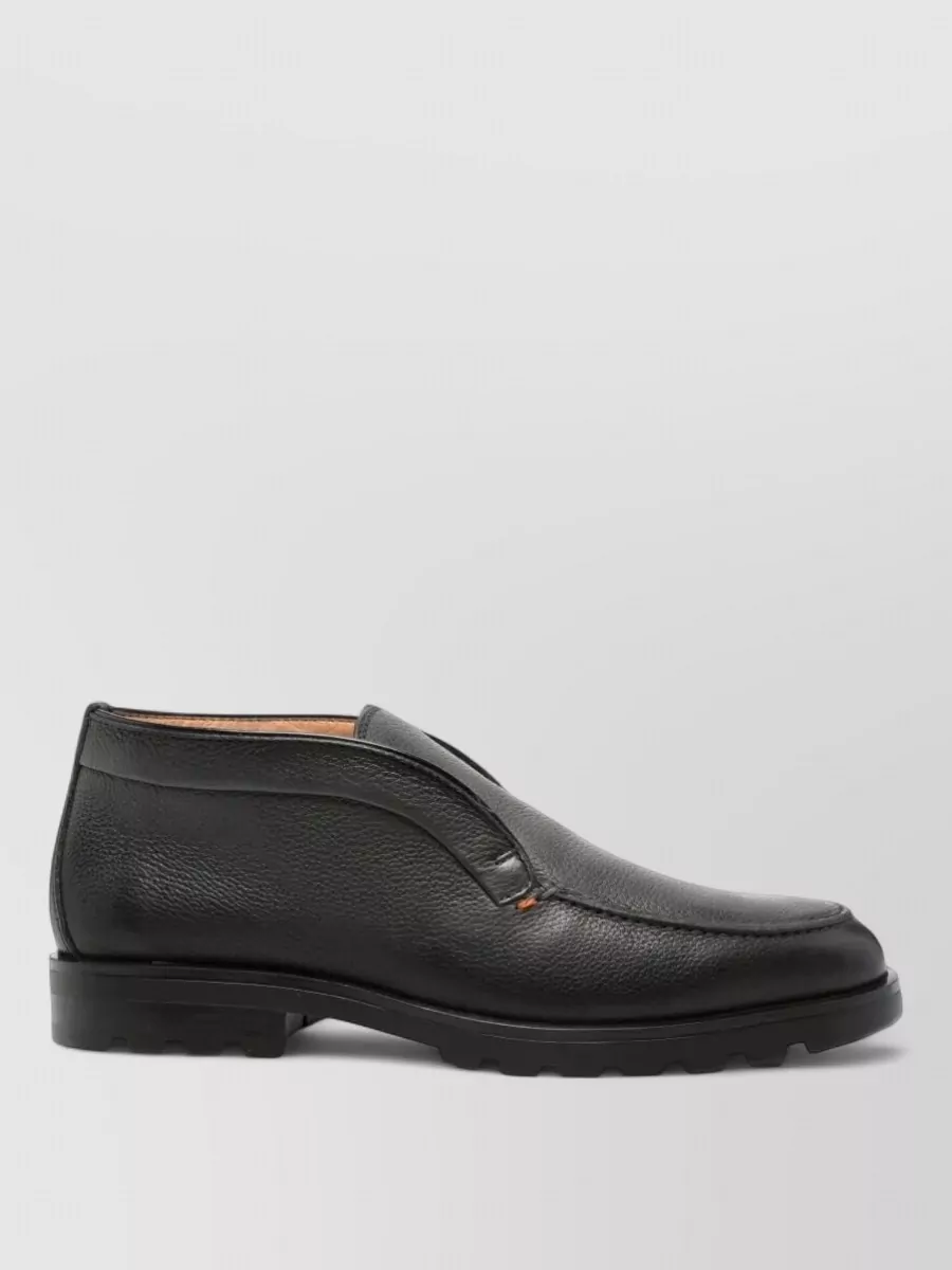 Santoni Leather Loafers