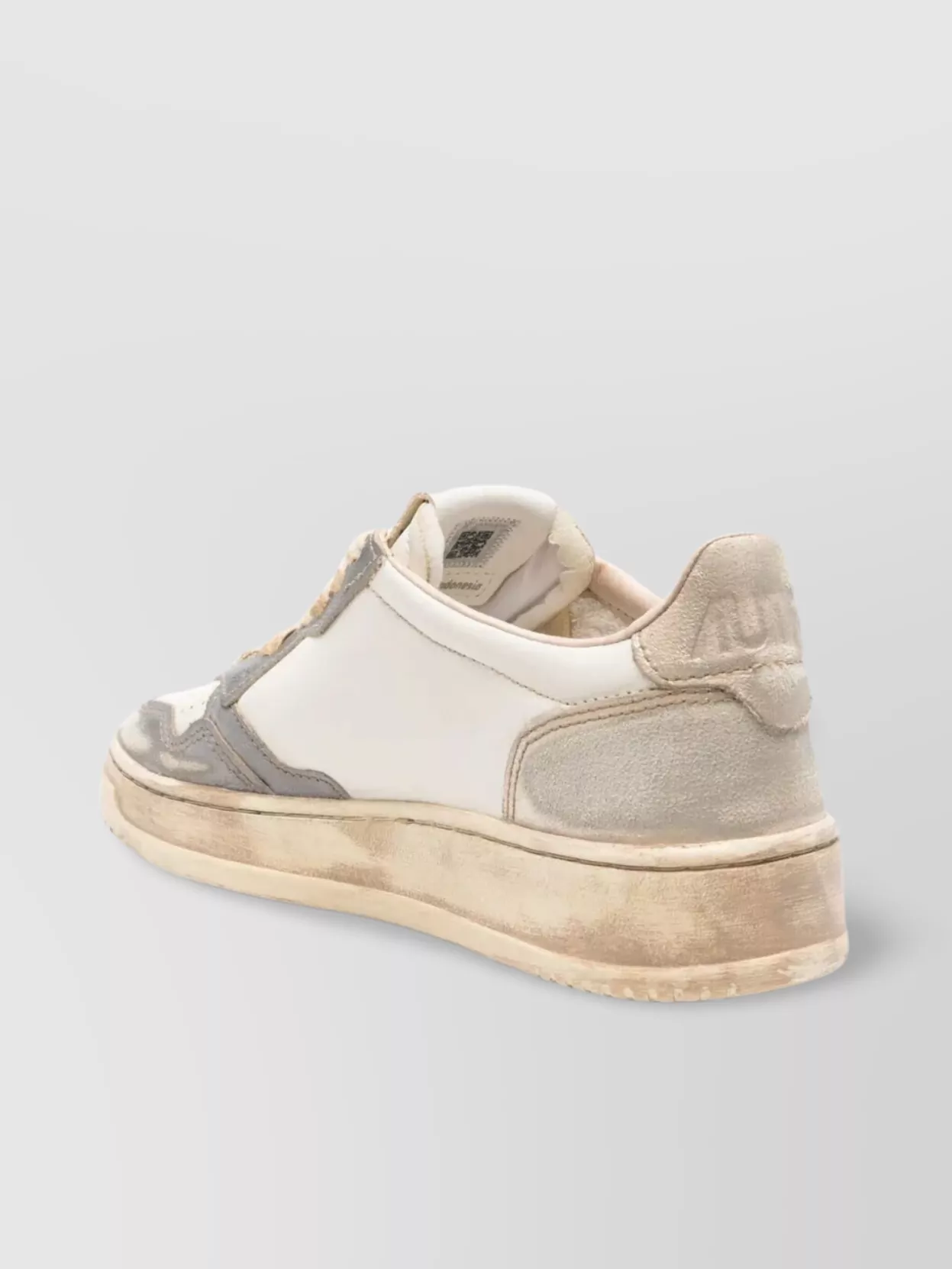 Autry Medalist Sneakers In Leather With Suede Inserts