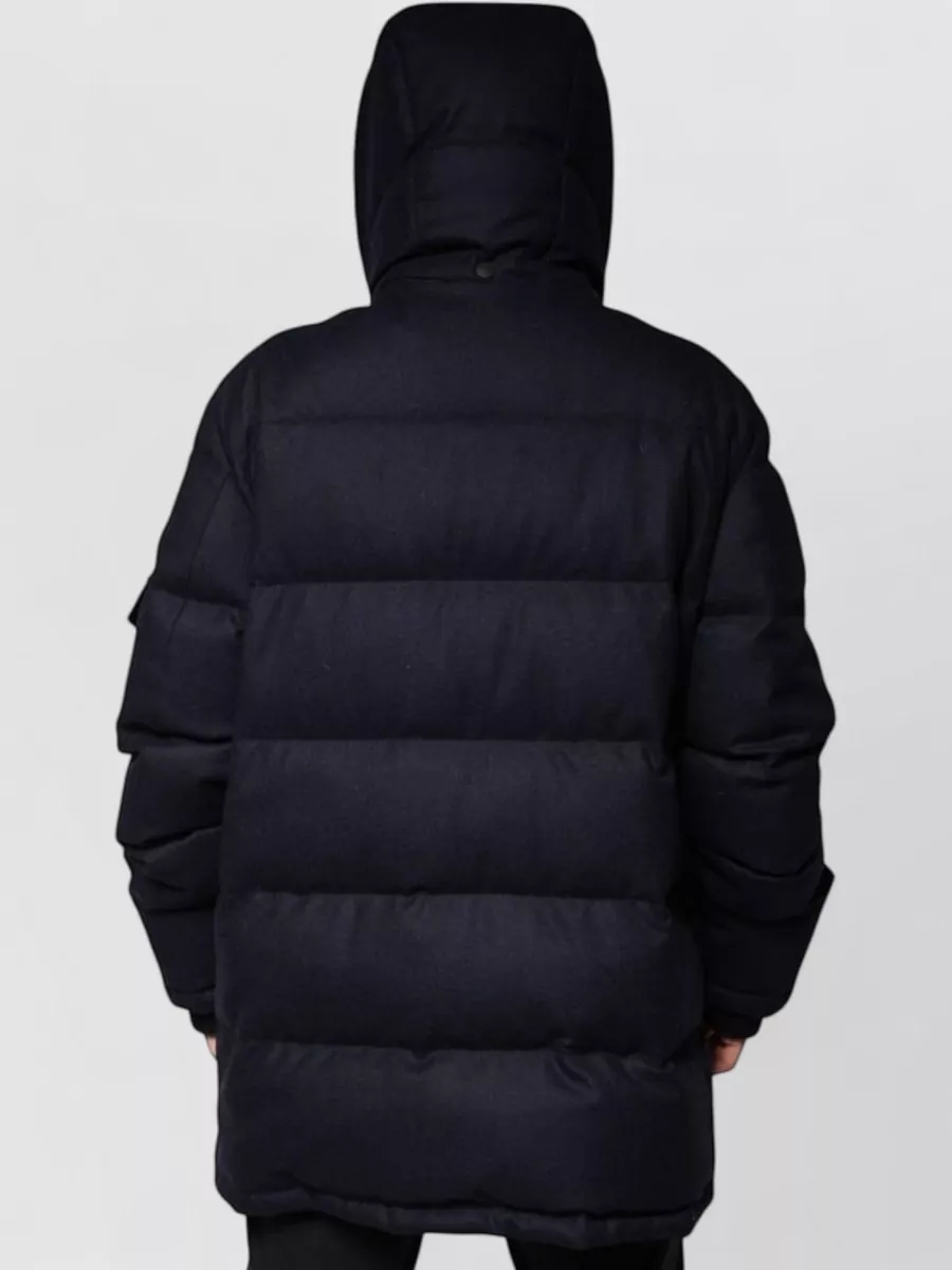Dolce&Gabbana Nylon Quilted Hooded Puffer Jacket