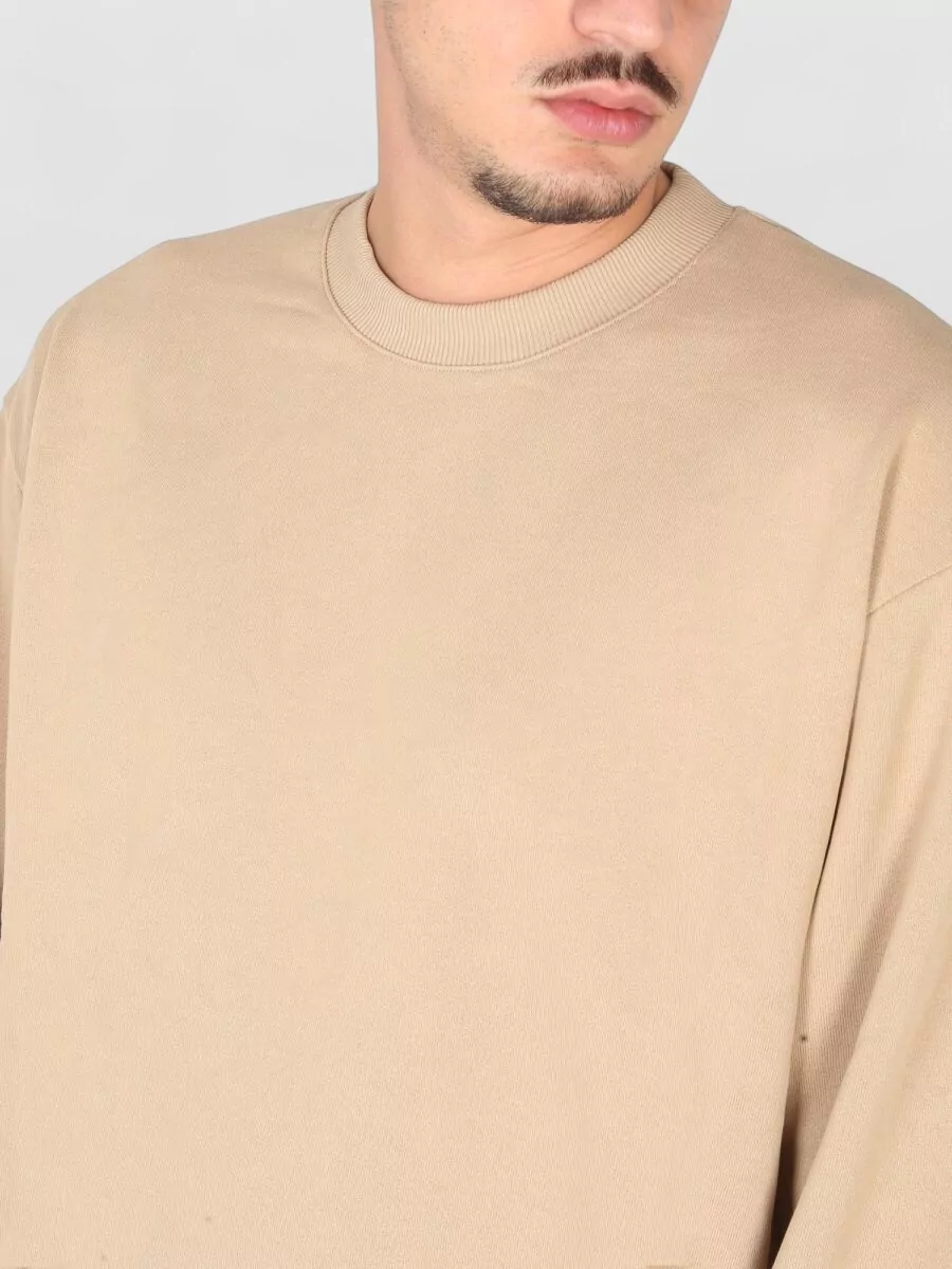 Ih Nom Uh Nit Logo Print Cotton Crewneck Sweatshirt