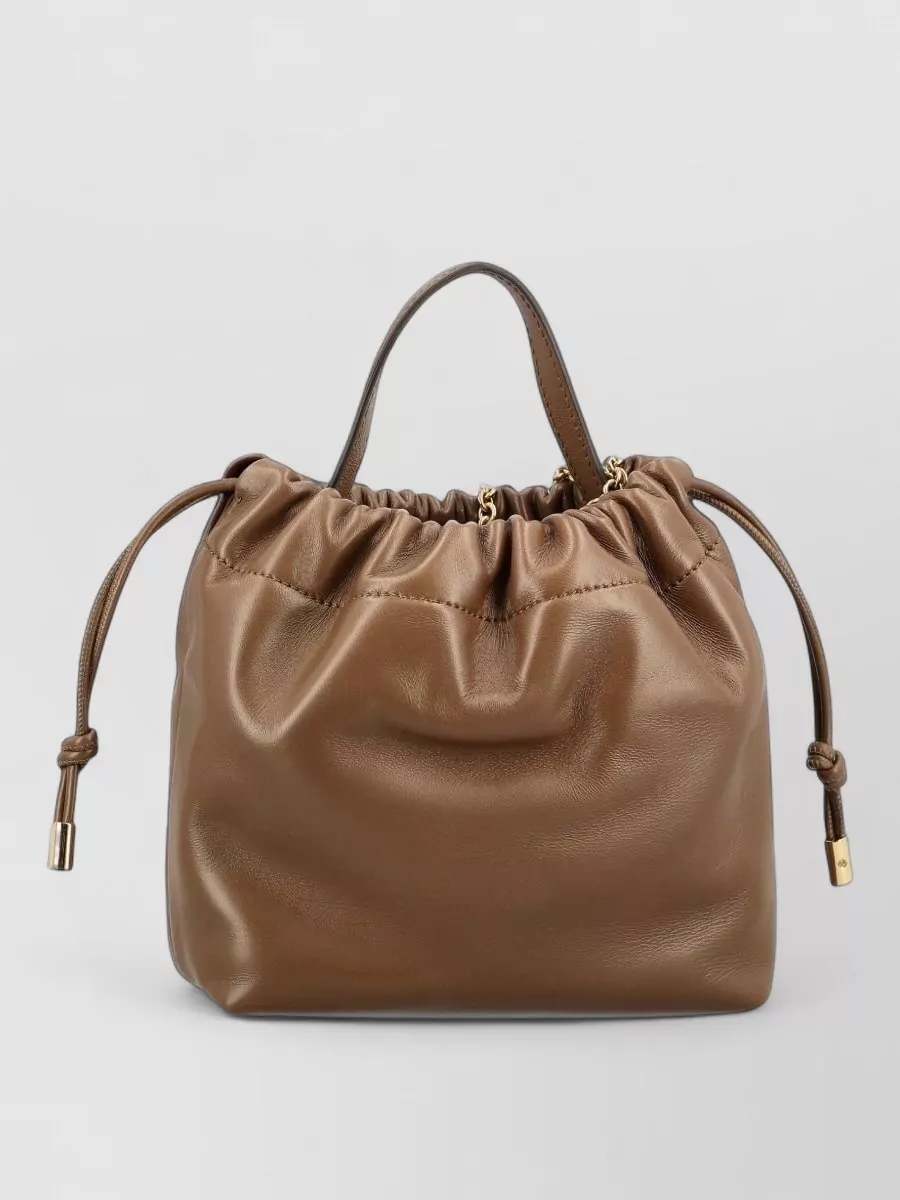 Chloé chloé icons mini leather bucket bag