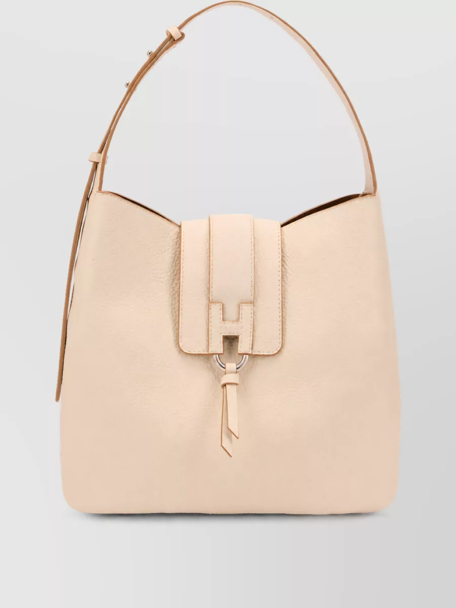 Hogan H-Hobo Leather Shoulder Bag