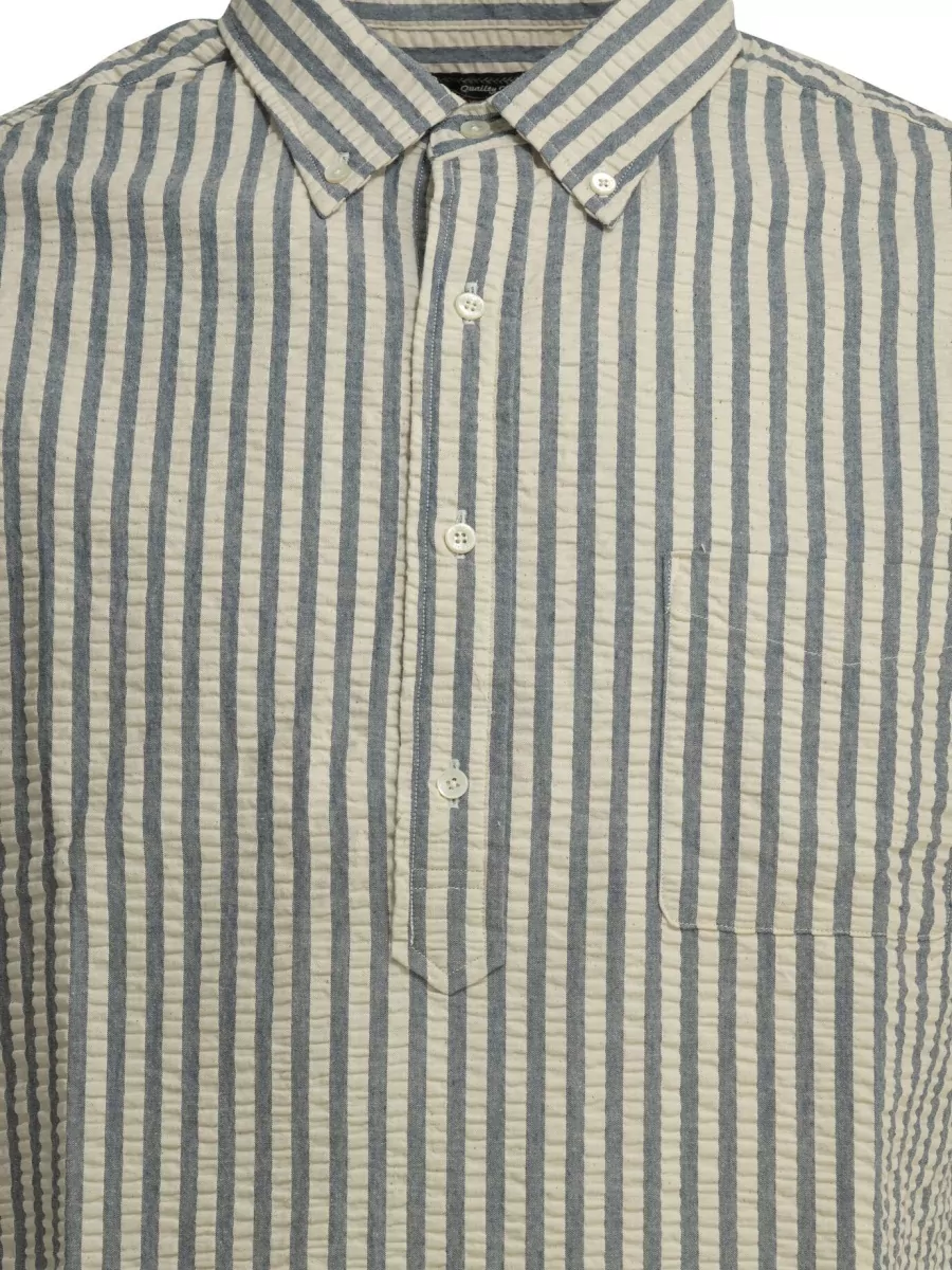Beams Plus Cotton Seersucker Shirt