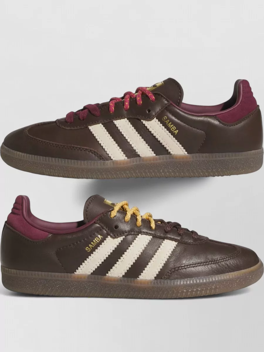 Adidas Leather Lace-Up Sneakers