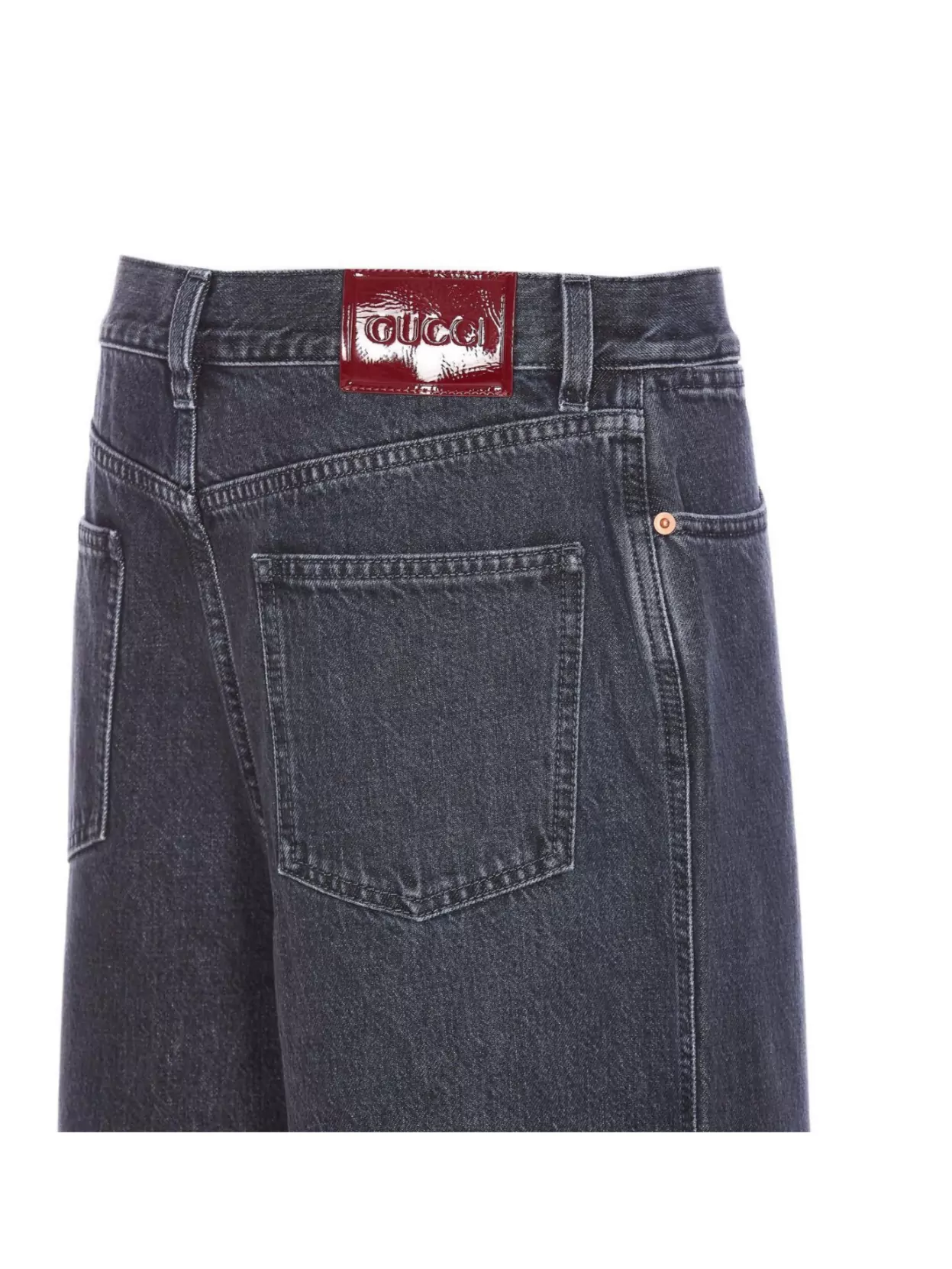 Gucci Trousers With Back Pockets And Wide Leg