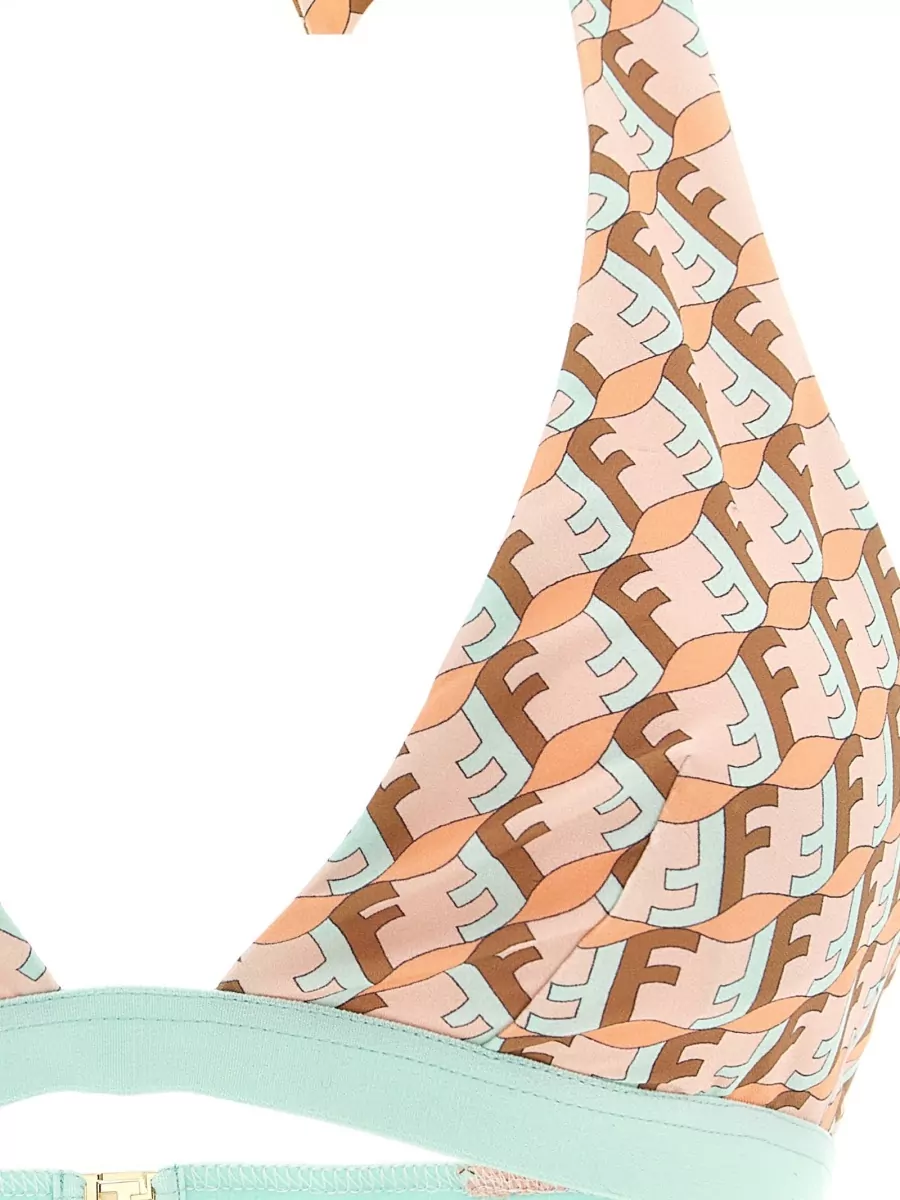 Fendi Printed Bikini Top