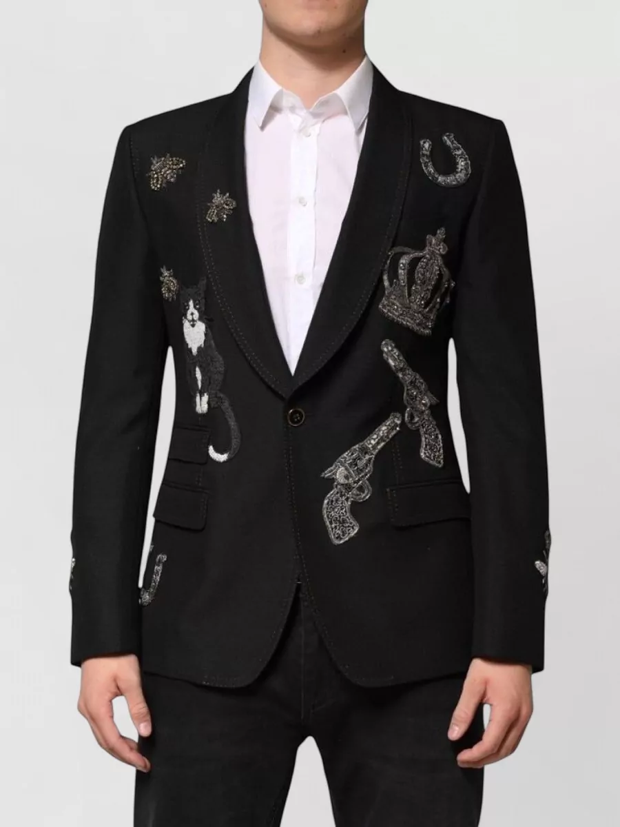 Dolce&Gabbana Embellished suit blazer