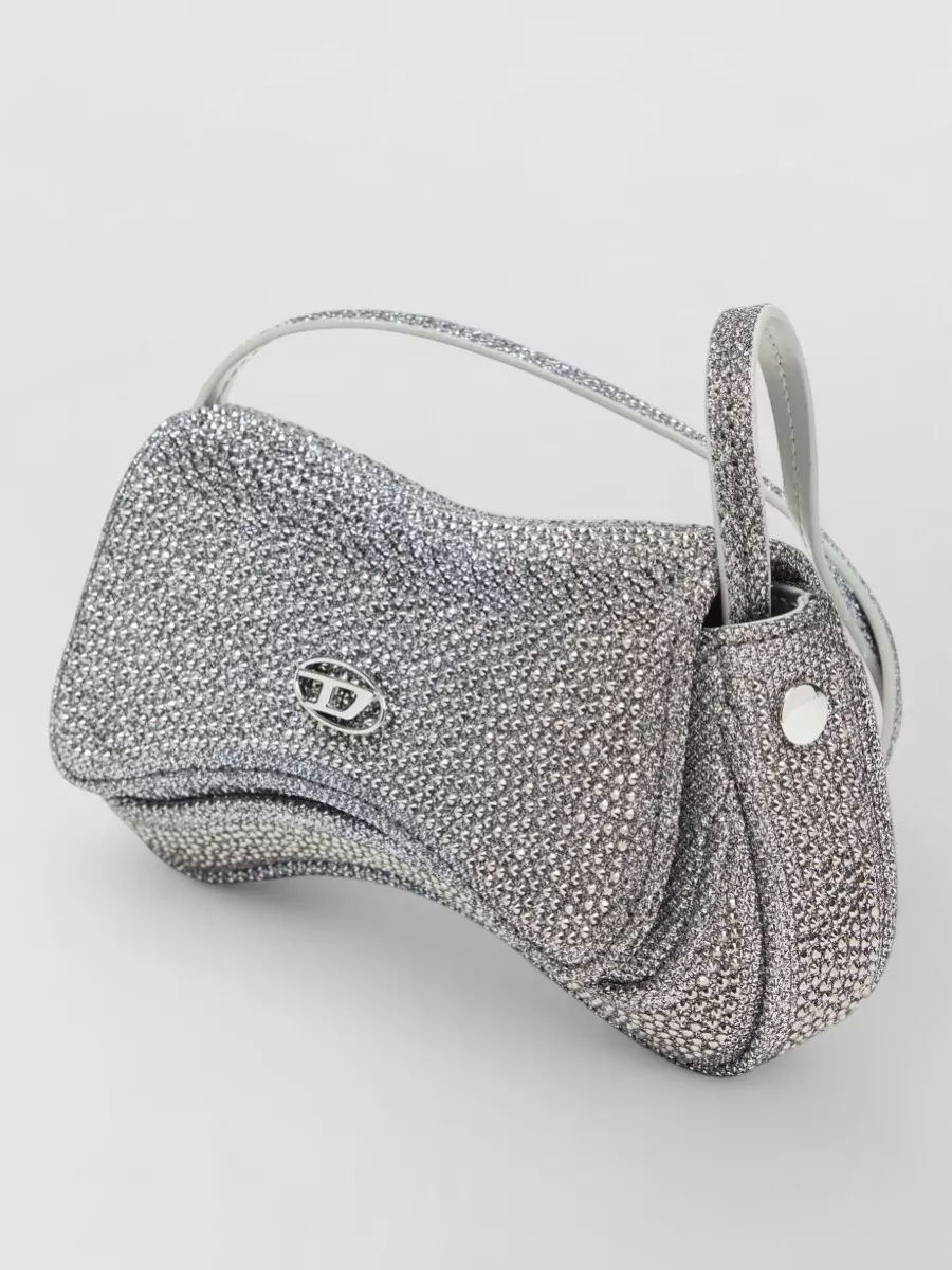 Diesel Play Xs Crystal-Embellished Shoulder Bag