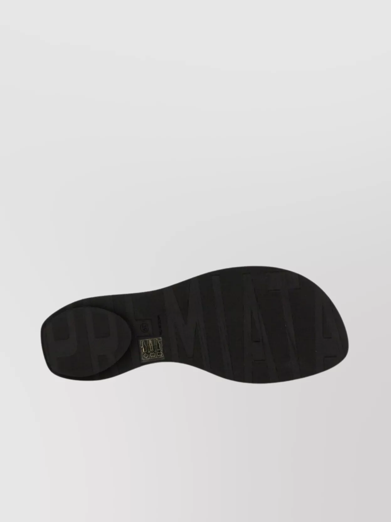 Premiata Sleek White Slide Sandal With Lamb Leather Upper