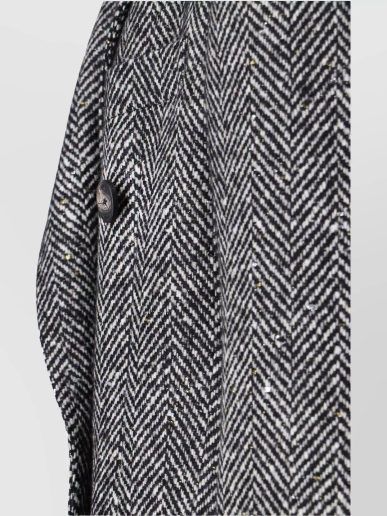 Tagliatore Buttoned Longline Jacket Notched Lapels In Gray