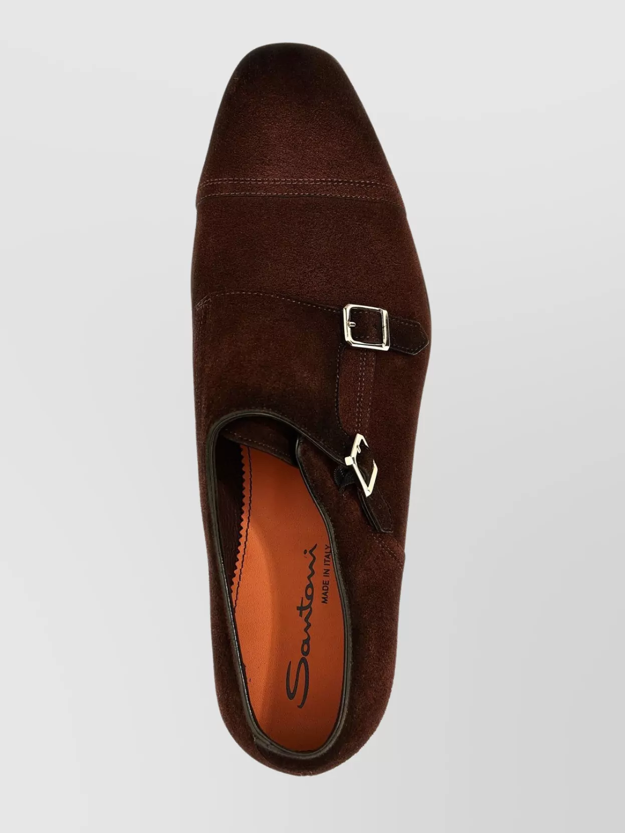 Santoni 'Alex' Double Buckle Lace-Up Shoes