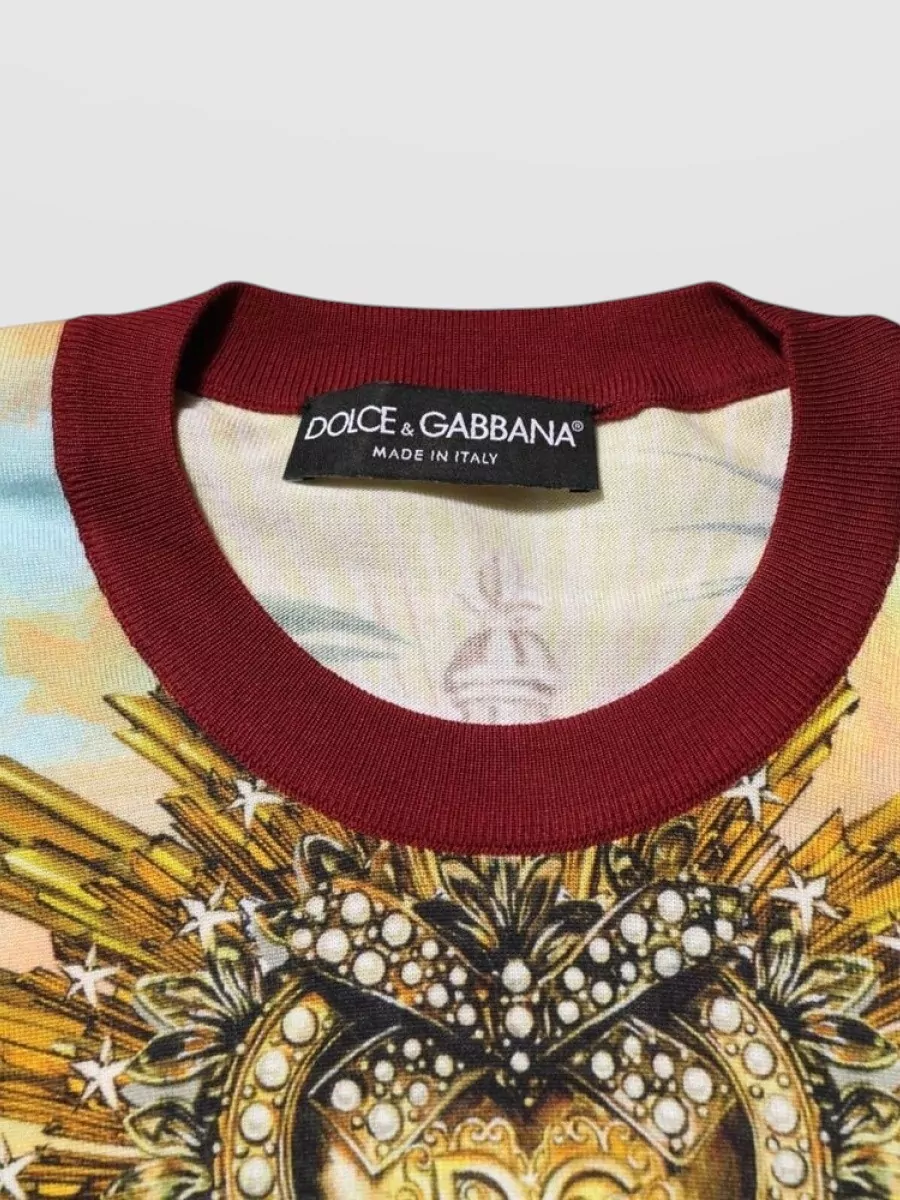 Dolce&Gabbana Silk Pullover T-Shirt