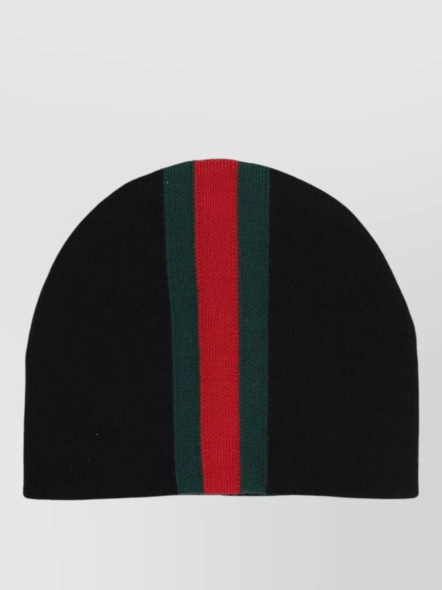 Gucci ribbed merino wool beanie