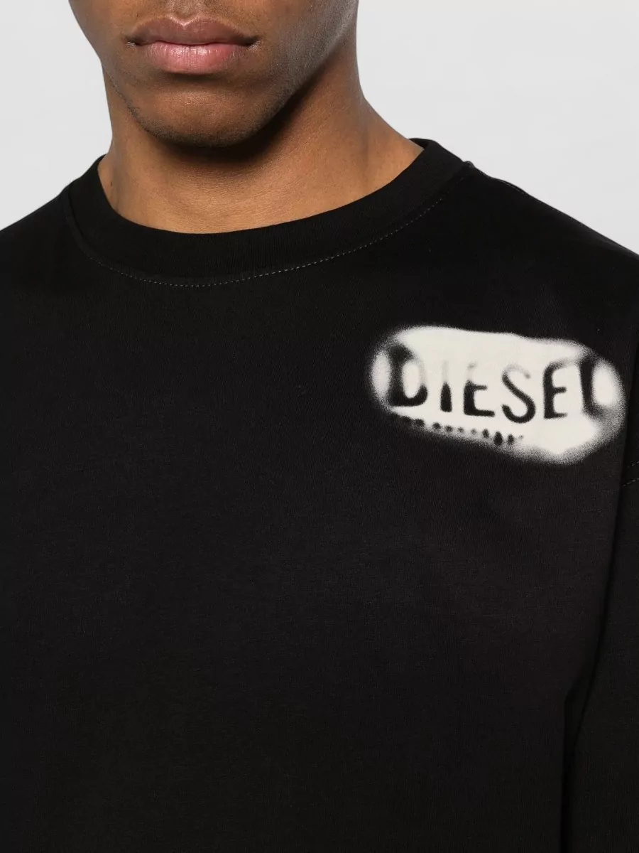 Diesel Crew Neck T Shirt Graphic Back