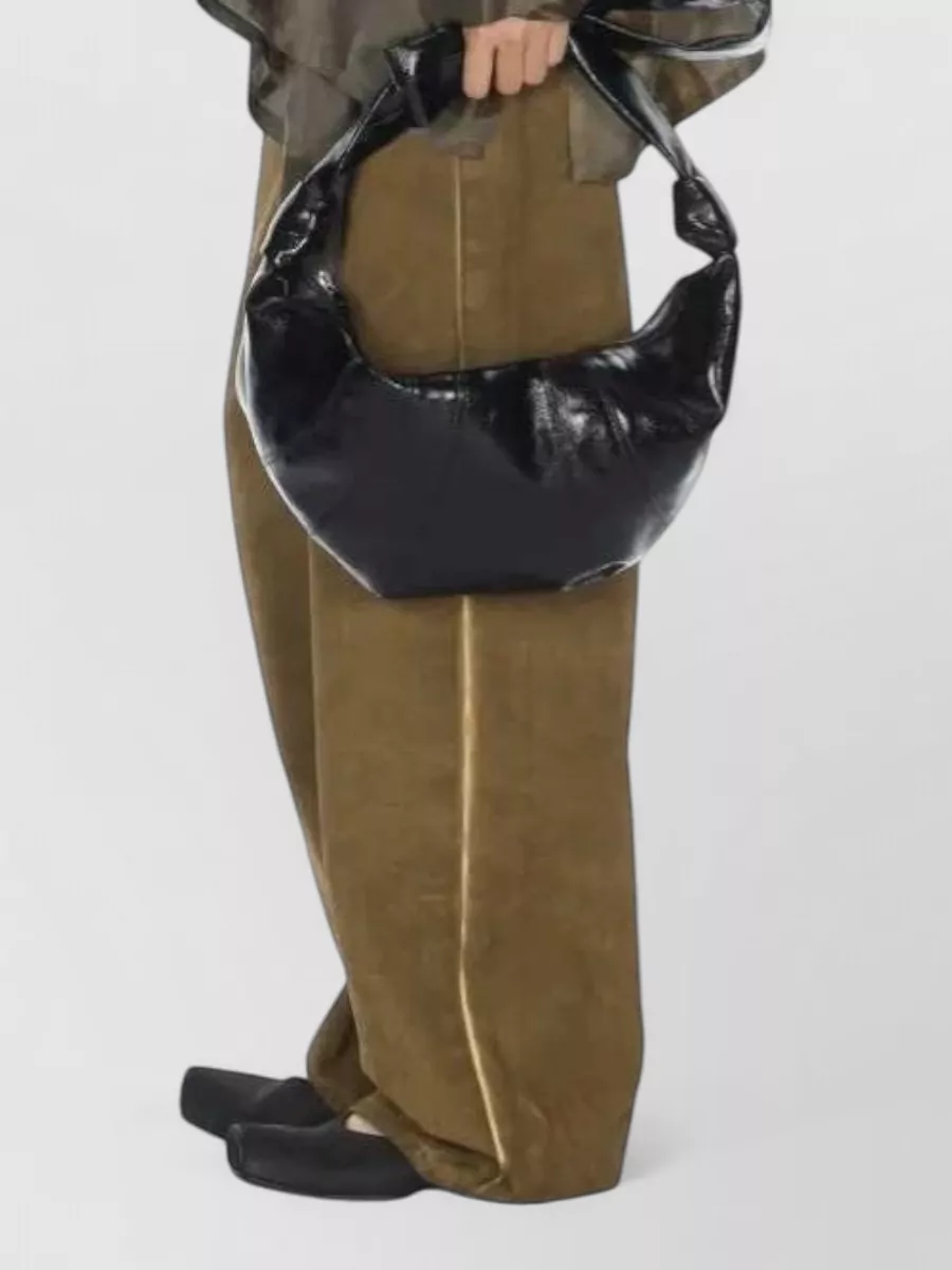 Uma Wang Tanesha Top Asymmetric Hem Polka Dots Sheer