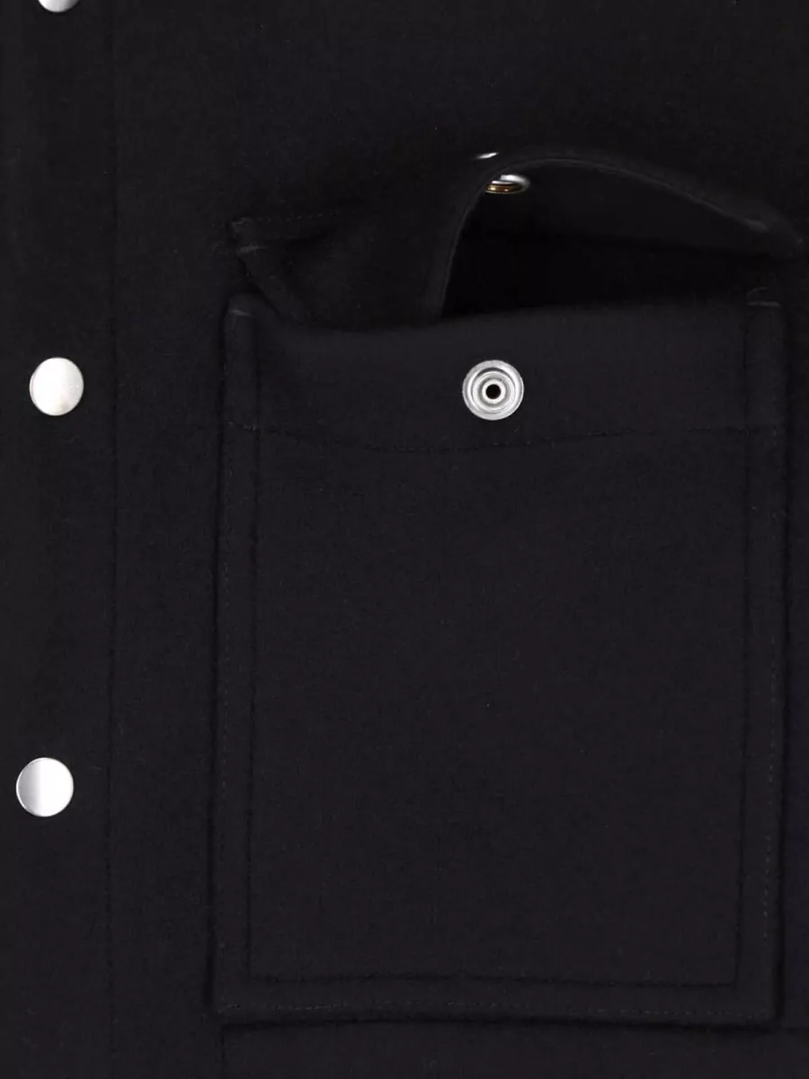 Rick Owens Virgin Wool Single-Breasted Coat