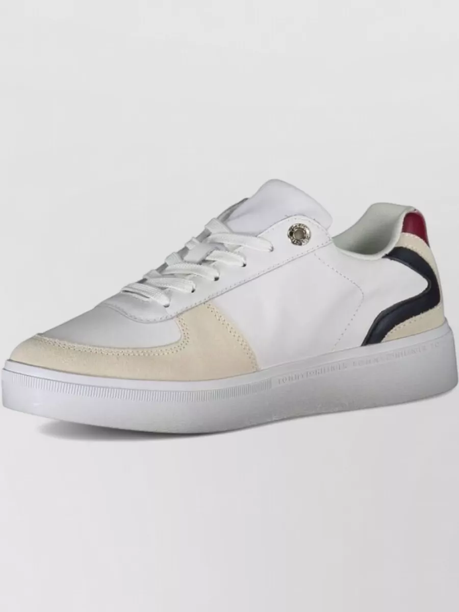 Tommy Hilfiger Leather Lace-Up Sneakers