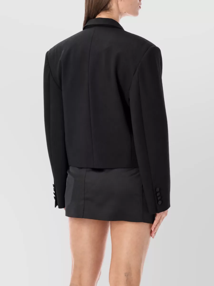 The Attico Virgin Wool Embroidered Blazer