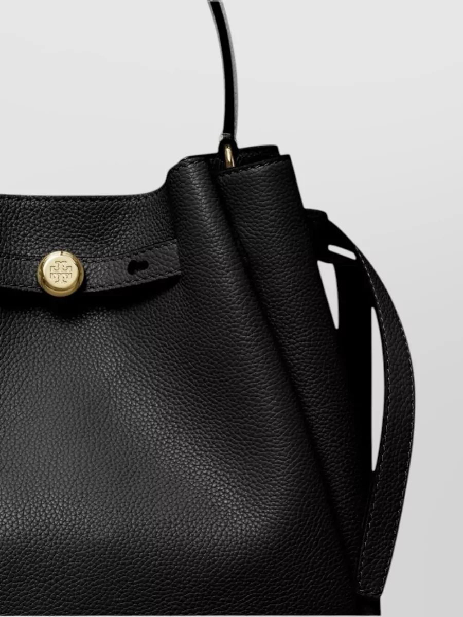 Tory Burch Romy Leather Bucket Bag