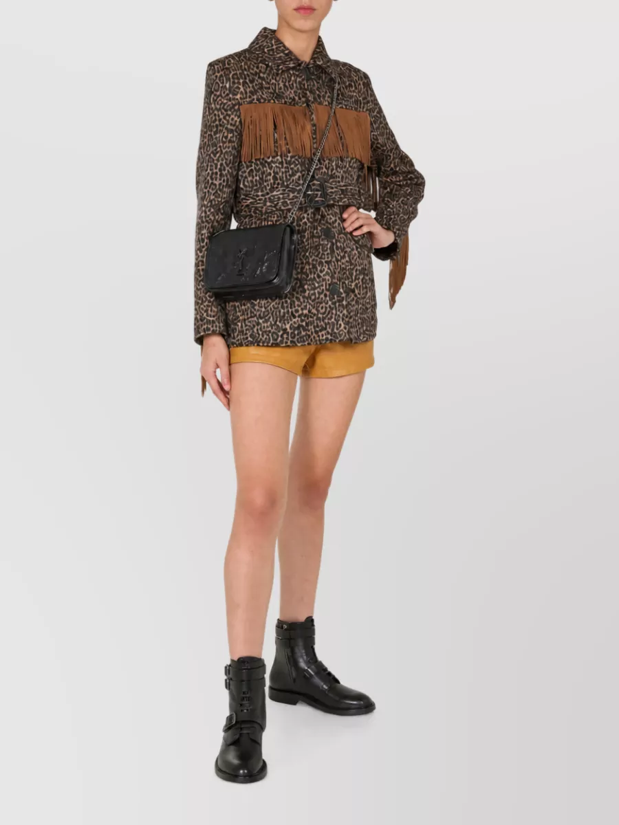 Saint Laurent fringed jacket