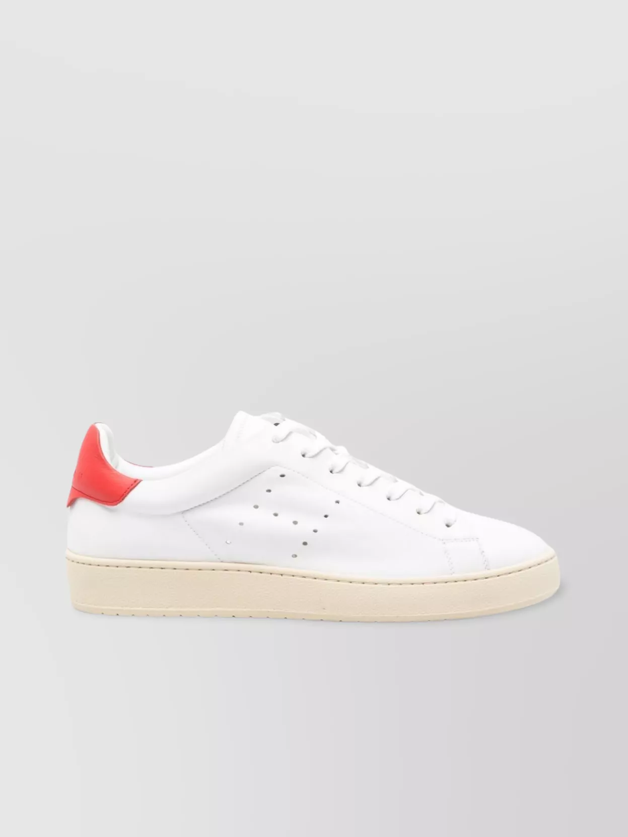 Hogan Leather Sneakers With Flat Rubber Sole