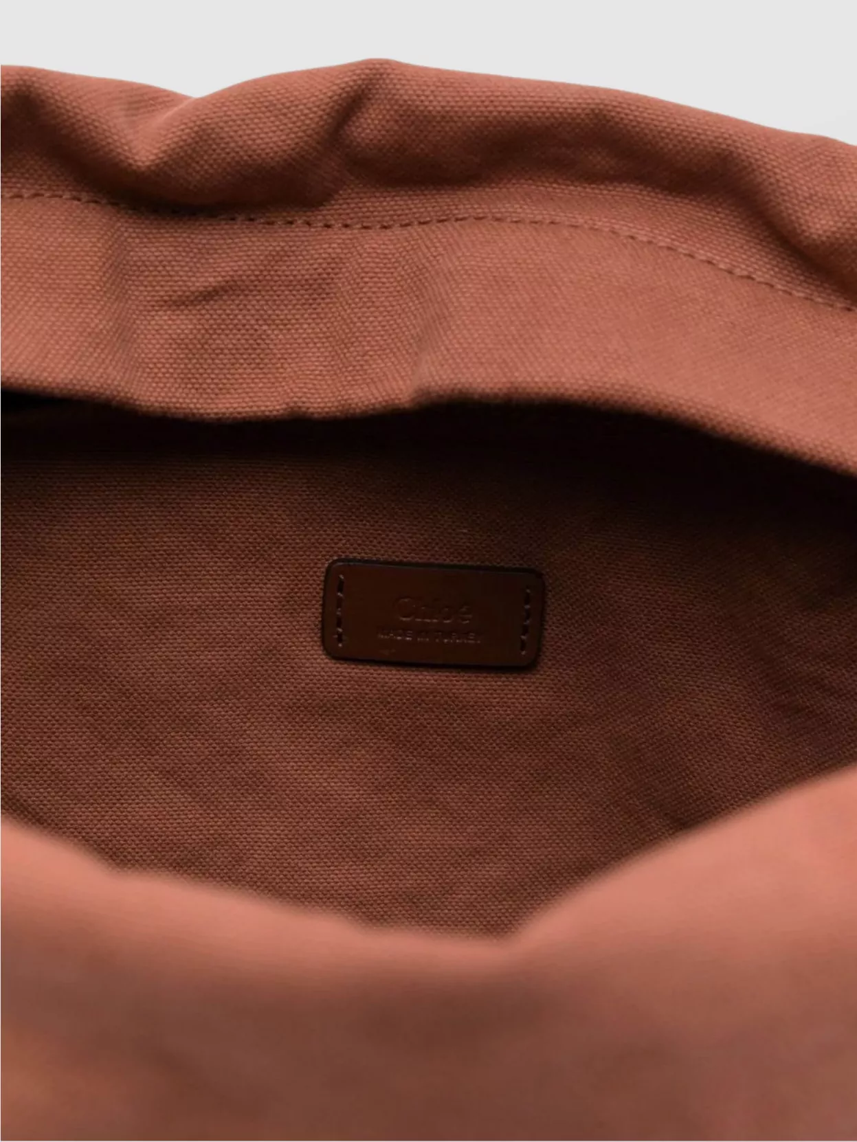 Chloé Oversized Eyelet Tote Bag With Front And Side Pockets