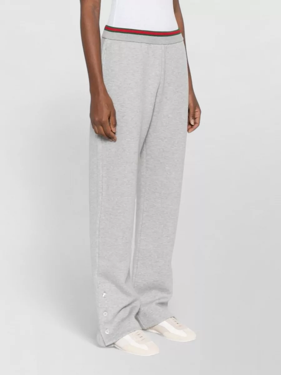 Gucci Cotton Blend Straight Leg Track Pants