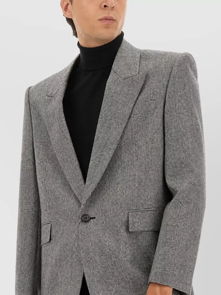 Saint Laurent Wool Single Breasted Suit