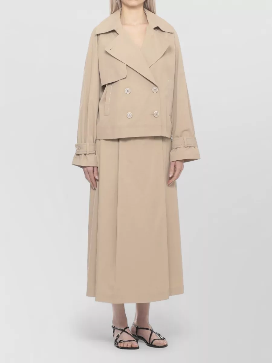 Peserico Double Breasted Trench Coat