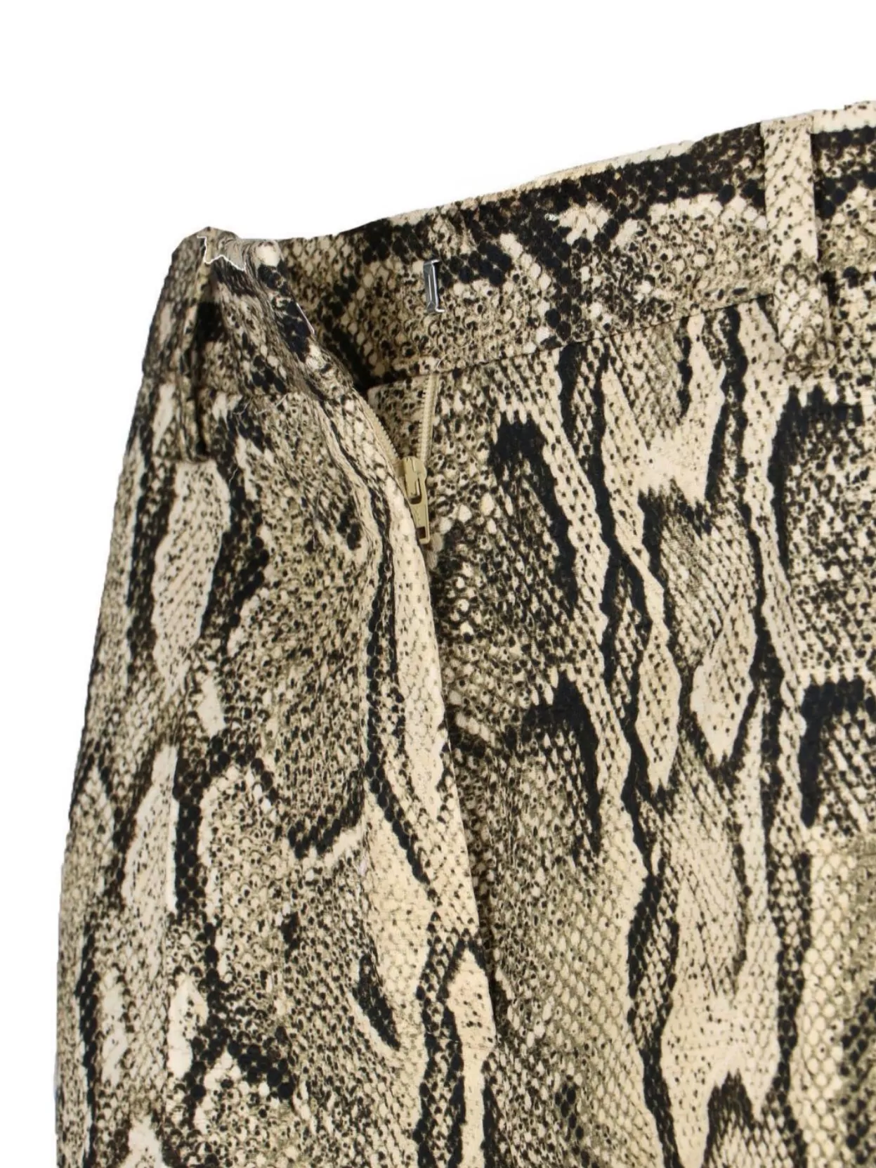 DRIES VAN NOTEN STRAIGHT TROUSERS WITH BELT LOOPS AND POCKETS