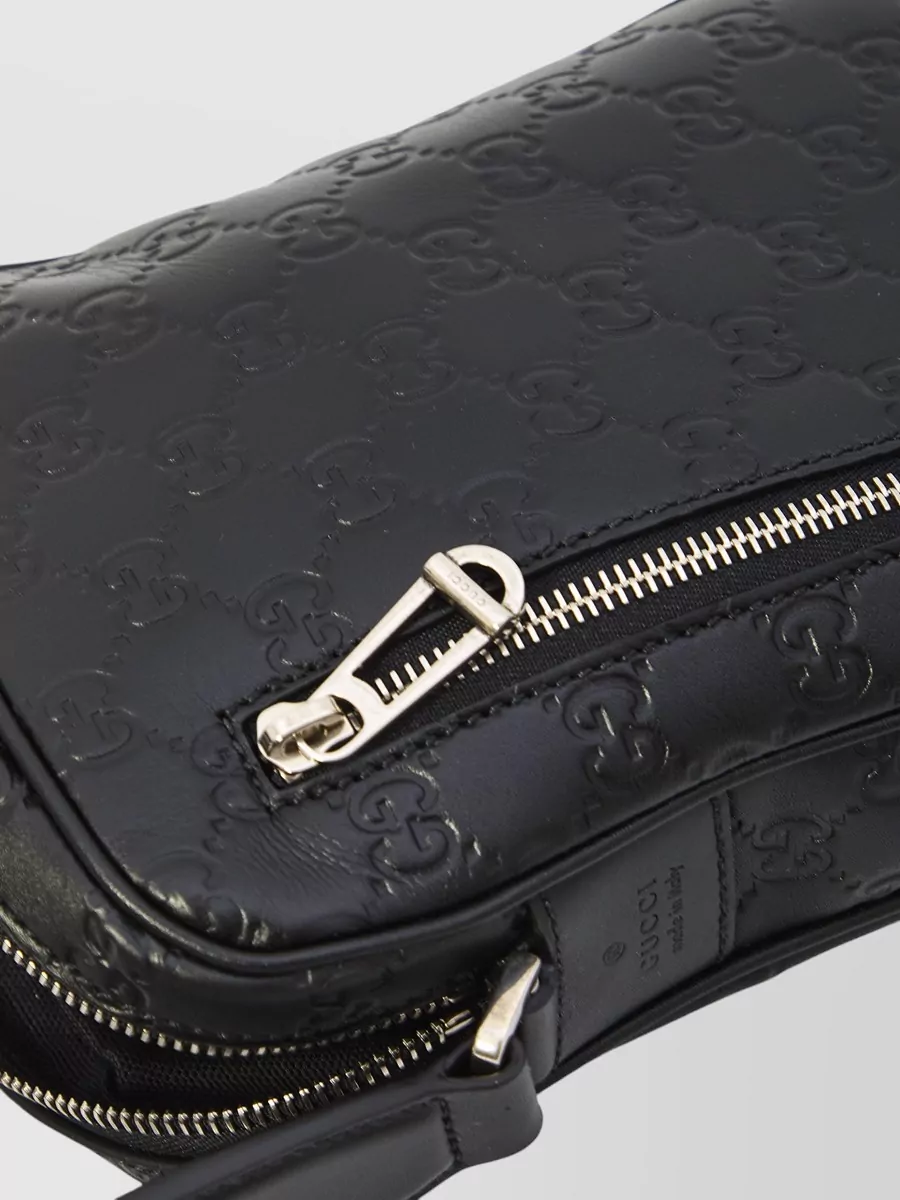 Gucci Gg Emblem Small Leather Shoulder Bag