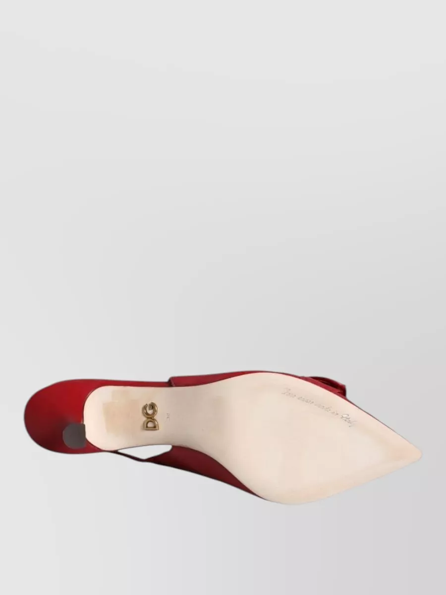 Dolce&Gabbana Leather Slingback Sandals