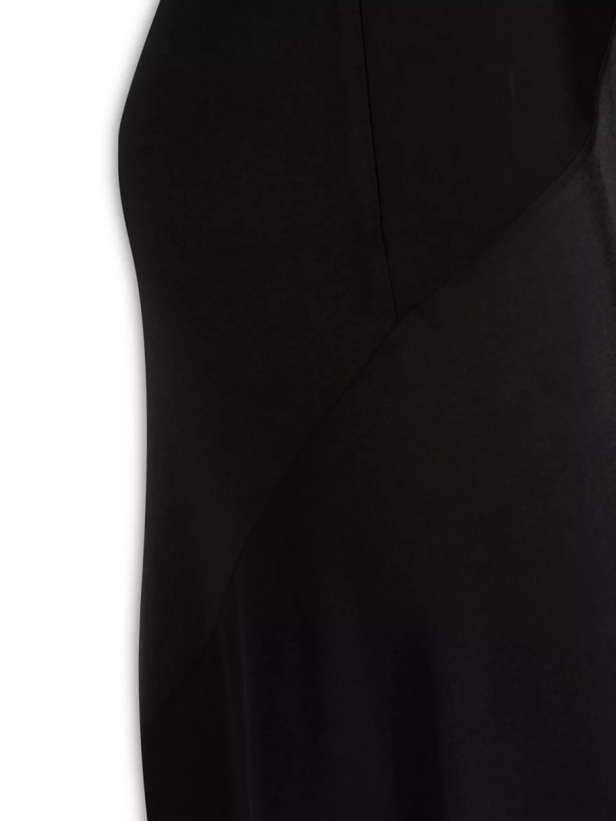 Jil Sander Asymmetric Midi Skirt Satin Finish