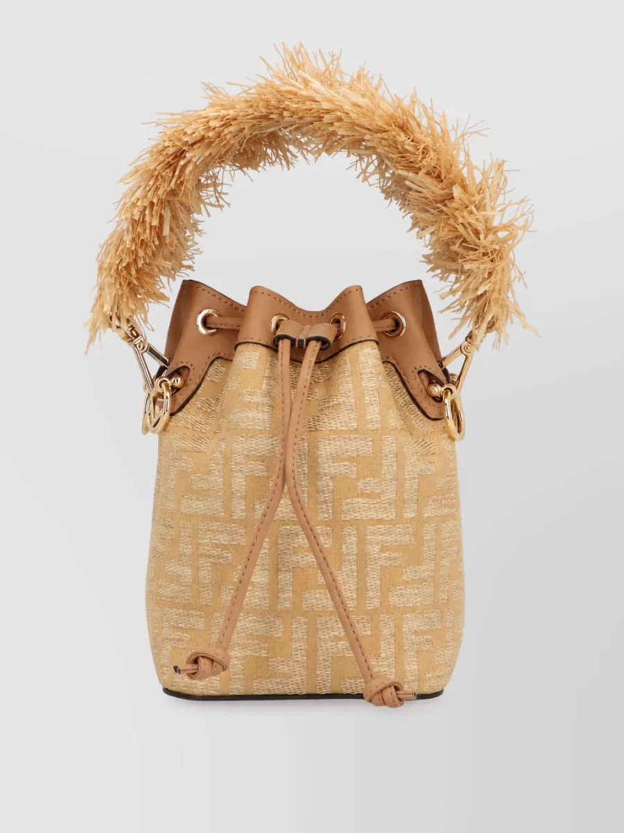 Fendi Mon Tresor Leather Bucket Bag