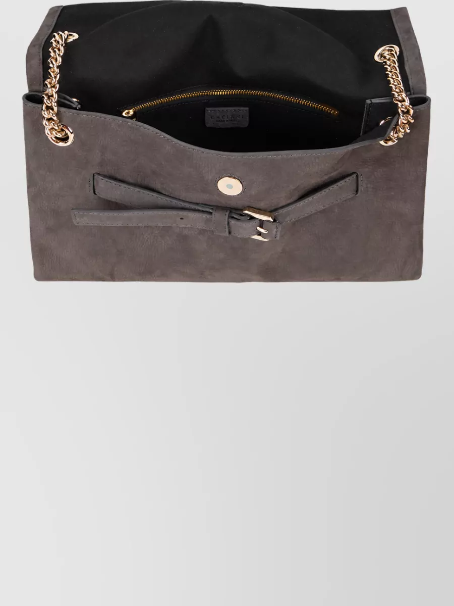 Orciani Leather Venus Nabucco Small Shoulder Bag