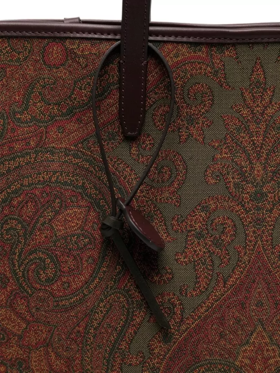 Etro Love Trotter Large Jacquard Tote Bag