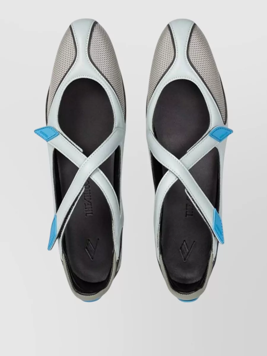The Attico Velcro Ballerina Shoes