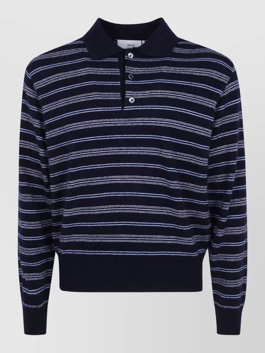 Dunst striped collared jumper