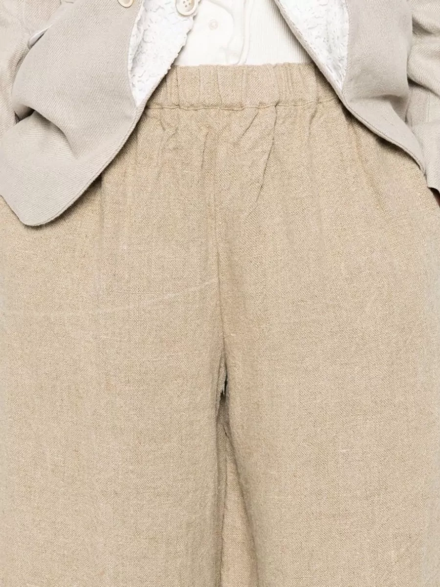 Comme Des Garçons Linen Wide-Leg Trousers