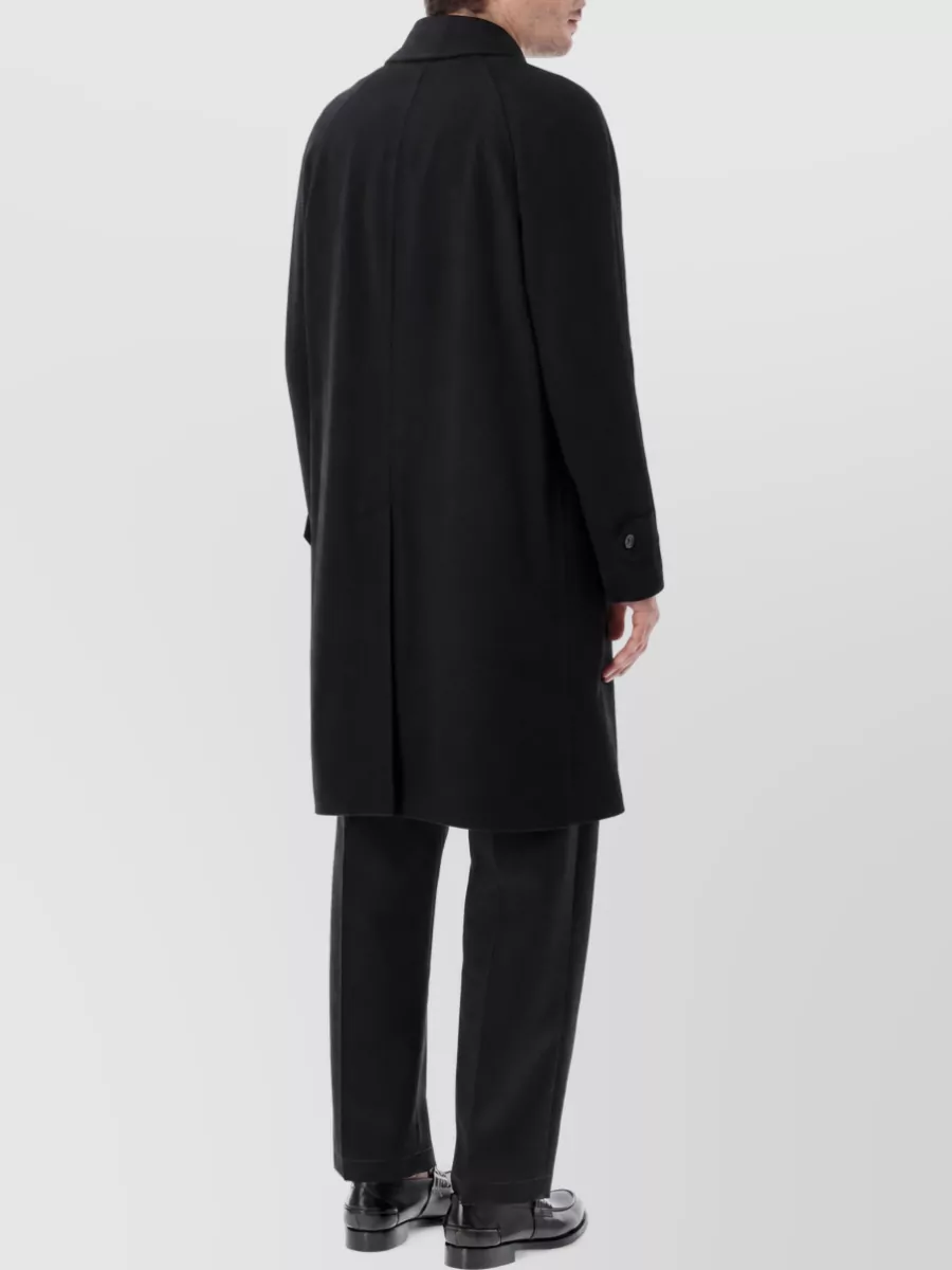 Lardini Wool Single Breasted Coat