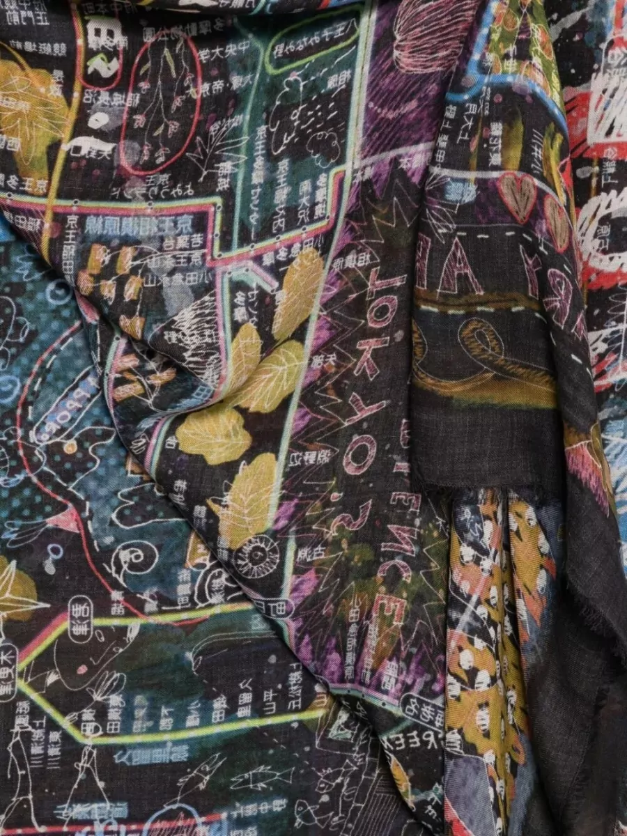 Faliero Sarti Cashmere Modal Printed Scarf