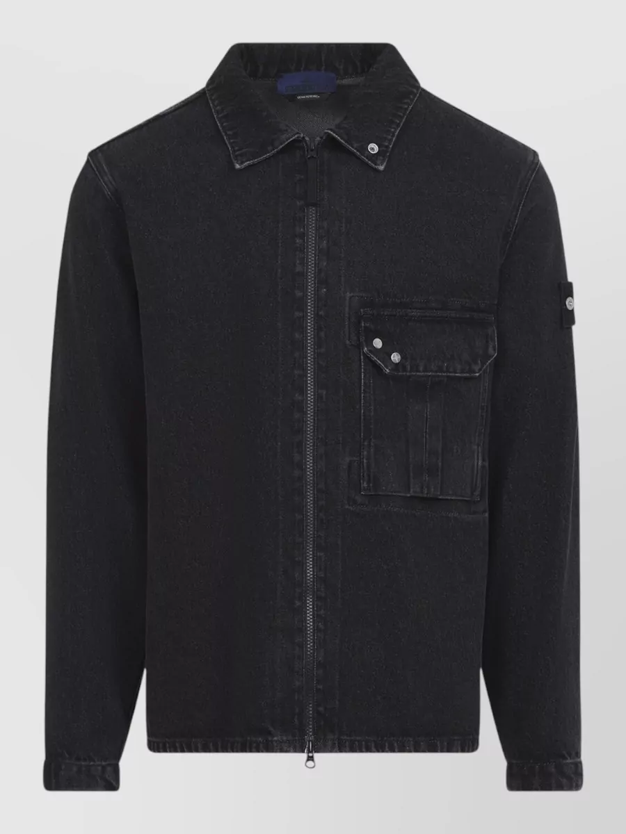 Stone Island denim shirt jacket